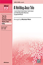 A Holiday Jazz Trio SATB choral sheet music cover